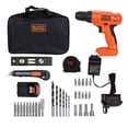 thumbnail image 1 of Kit de herramientas para taladro y hogar BLACK+DECKER 20V MAX BDCD120VA, 1 of 7