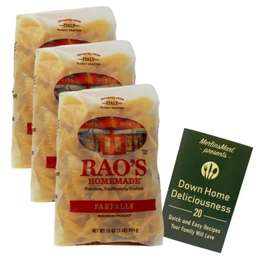 Rao's Homemade Imported Italian Pasta - Farfalle Bowtie - 3 Count (16 Ounces)   MerlinsMart Zine