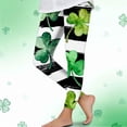 thumbnail image 2 of Kids St Patrick Pants High Elastic Waist Festival Print Slimming Trousers Casual Comfy Holiday Leggings For Girls (3 Years, Green-H), 2 of 7
