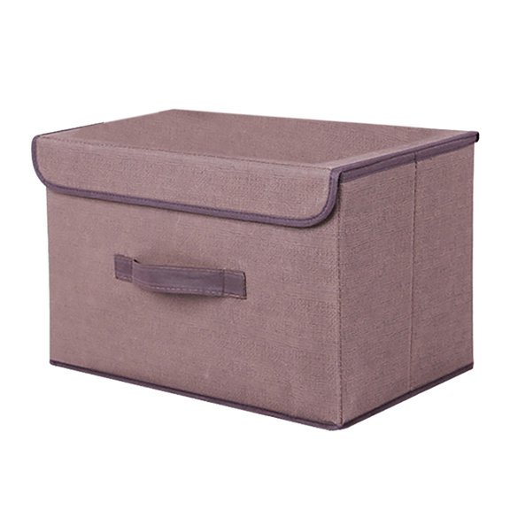 MOPOOR Storage Box Foldable Clothing Storage Box Case for Closet, Bedroom, Home,Fabric Decorative Storage Box Cube Organizer Container Baskes with Handles Divider for Bedroom Closet Living Room
