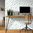 thumbnail image 4 of Clara Jean Raindrops Peel and Stick Wallpaper, 4 of 9