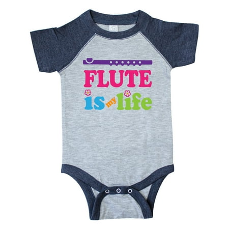 

Inktastic Flute Music Band Gift Gift Baby Girl Bodysuit