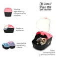 thumbnail image 4 of KE WOOW Transportadora de Viaje Pier 39 para Perro, Gato, Conejo, Chica, Color Rosa KE WOOW Transportadora compuerta, 4 of 7