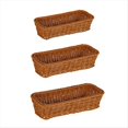 thumbnail image 1 of Cesta Tejida de Mimbre, Cesta de Almacenamiento de Cubiertos, Soporte para Palillos, Cucharas, Tenedor, Caja de Almacenamiento, Contenedor, Organizador de Vajilla A, 1 of 5