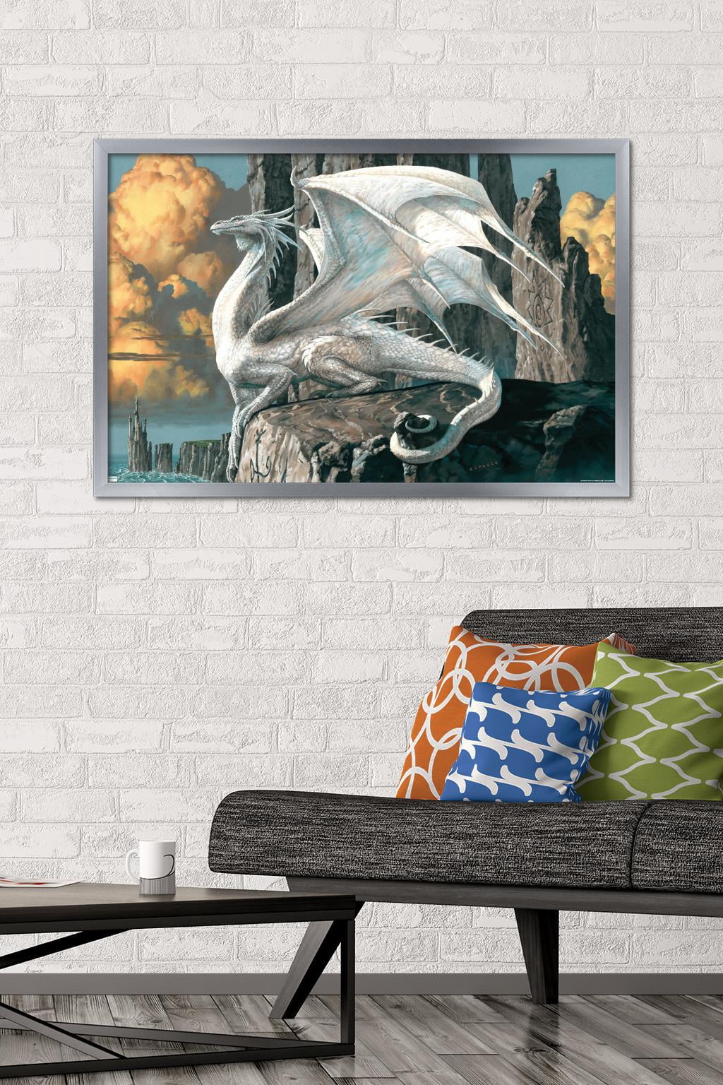 Ciruelo - Hobsyllwin Wall Poster, 22.375" x 34", Framed