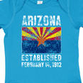 thumbnail image 4 of Inktastic Established February 14, 1912 Arizona Flag Boys or Girls Baby Bodysuit, 4 of 5