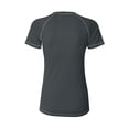 thumbnail image 2 of A4 NW3275 Womens Fitted Raglan with Flatlock Stitching - Graphite - 2XL, 2 of 2