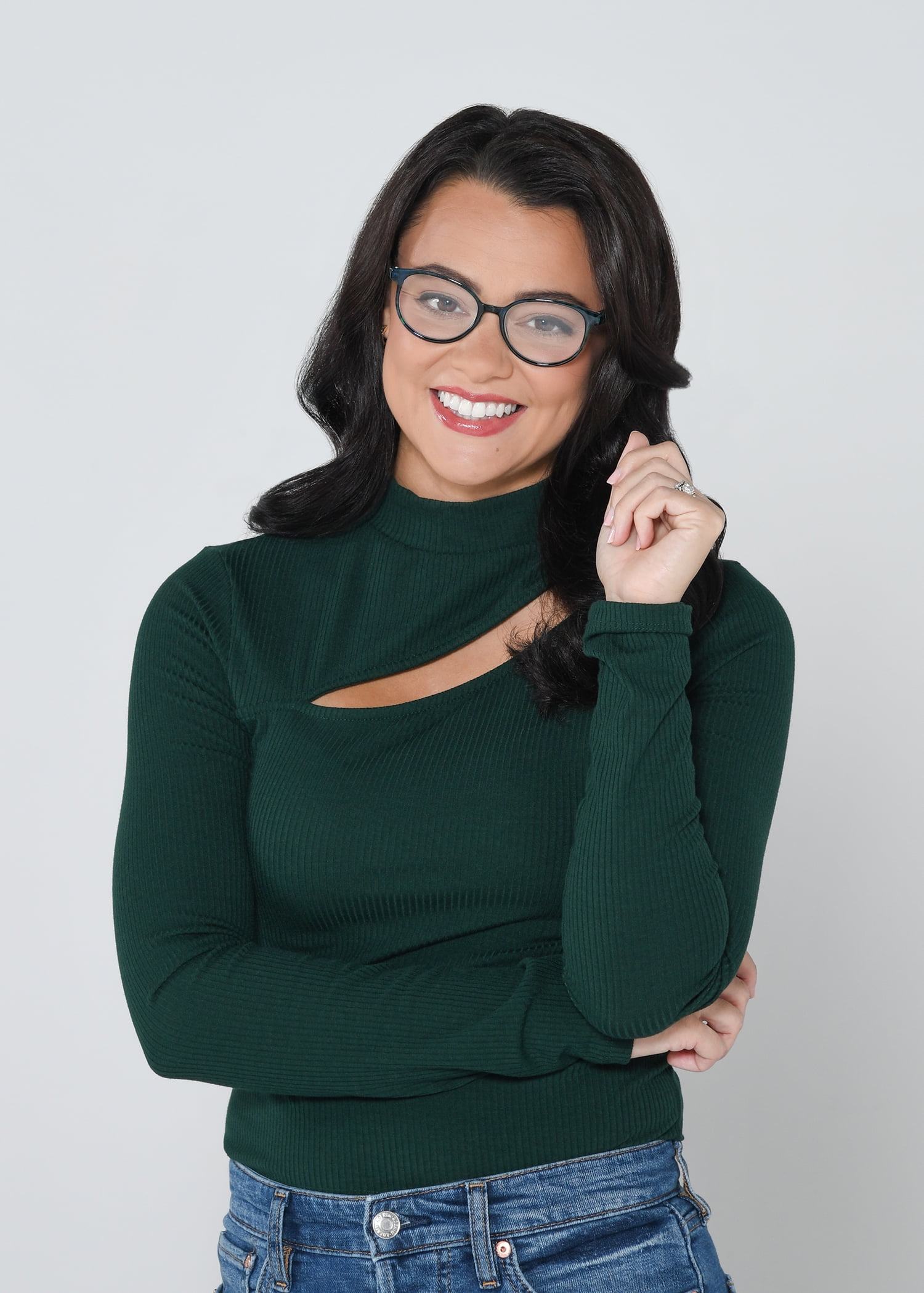 Sofia Vergara Teal Tortoise Round Reader 1.50