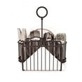thumbnail image 1 of Gourmet Basics by Mikasa Rope Picnic Caddy, Antique Black, 1 of 2