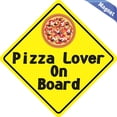 thumbnail image 2 of 6in x 6in Pizza Lover On Board Magnet, 2 of 4