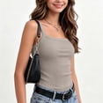 thumbnail image 7 of LEKWK Girls Ribbed Knit Camisole Kids Sleeveless Scoop Neck Tank Tops Slim Fit Stretch Comfy Undershirts Summer Casual Dance Yoga Going Out Tops 3-13Y, 7 of 7