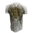thumbnail image 2 of Konflic Men's Golden Mirror Shield MMA T Shirt, White 2X-Large, 2 of 2