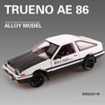 thumbnail image 1 of 1:20 Movie Car INITIAL D AE86 Alloy Car Model Diecast & Toy Vehicles Metal Car Model Simulation Sound Light Children Gift, 1 of 6
