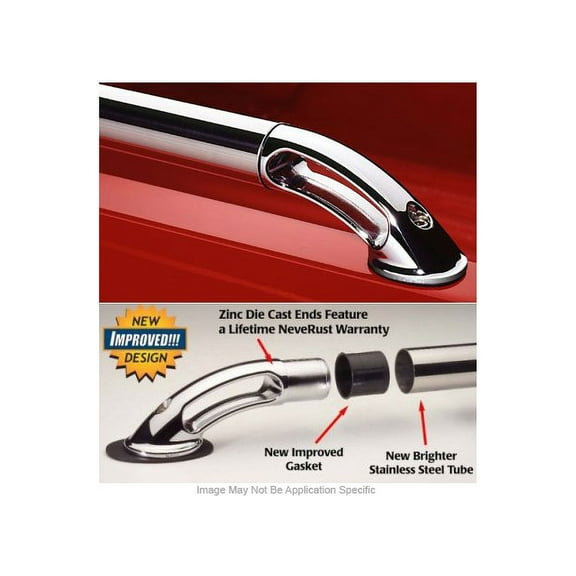 Putco 49813 Bed Rails, Approx. 5 ft. 5 in. Polished Fits select: 1997-1998 CHEVROLET GMT-400 K1500, 1988-1989 CHEVROLET GMT-400