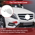 thumbnail image 3 of Tapa del gancho de remolque delantero derecho de Unique Bargains para MercedesBenz GLK X204 2012-2015 con paquete de edición AMG Line No.2048851424 Plástico Blanco 1 Pc, 3 of 6