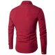 thumbnail image 1 of Camisa de blusa superior de manga larga ajustada informal con personalidad a la moda para hombre Pompotops oipoqjl27333, 1 of 3