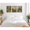 thumbnail image 2 of Kate and Laurel Forest Interior, Evening 1910, and Parklandschaft 3 Piece Framed Canvas Wall Art Set by Nostalgia Prints, Sylvie Walnut Traditional, Landscape Art for Wall Decor, 2 of 8