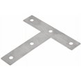 thumbnail image 4 of SODIAL(R) 5 piezas Soporte de reparación de refuerzo de esquina plana en forma de T de placa angular 80 mm x 80 mm, 4 of 4