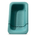thumbnail image 1 of Plastic Sink Drain Basket Portable Dishes Drainer Strainer Tray Home Bowl Collapsable Rack Bowl Retractable Handheld Adjustable Container Holder Green, 1 of 6