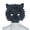 Black, variant on Half Face Lion Mask,Realistic Lion Head Mask,Funny Animal Headgear for Halloween Christmas Role-Play Party