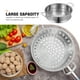 thumbnail image 5 of Cesta de vapor de acero inoxidable de 24 cm, olla de vapor Bao, vaporera para olla a presión, inserto para cocinar arroz, rejilla para cocinar al vapor, colador de verduras y frutas, 5 of 7