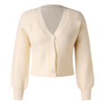 thumbnail image 4 of Vedolay Cardigans for Women Long Sleeve Knit Coat Open Front Cardigan Sweaters Outerwear White,One Size, 4 of 5