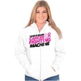 thumbnail image 3 of Lean Mean Cancer Fighting Machine BCA Zip Hoodie Sweatshirt Women Brisco Brands M, 3 of 6