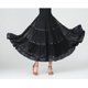 thumbnail image 4 of Falda De Salón De Baile Flamenco Vestido De Swing De Vals Traje De Baile Moderno Negro Sunnimix Vestido de baile latino, 4 of 8