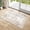 Beige/Grey-2' x 3' (Rectangular), variant on 2x3 Washable Area Rug Beige Grey Abstract Non Slip Soft Low Pile Small For Entryway Kitchen Bathroom Neutral Modern Throw Carpet Living Room Bedroom Home Decor