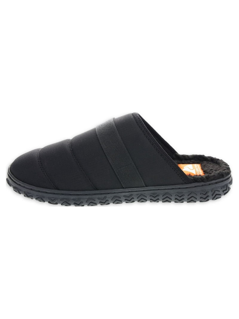 Ozark Trail Men's Camp Scuff House Shoes Nylon Fleece Comfort