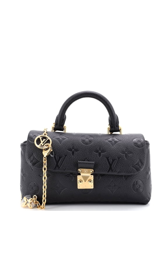 Pre-Owned Madeleine Handbag Monogram Empreinte Leather Nano By Rebag