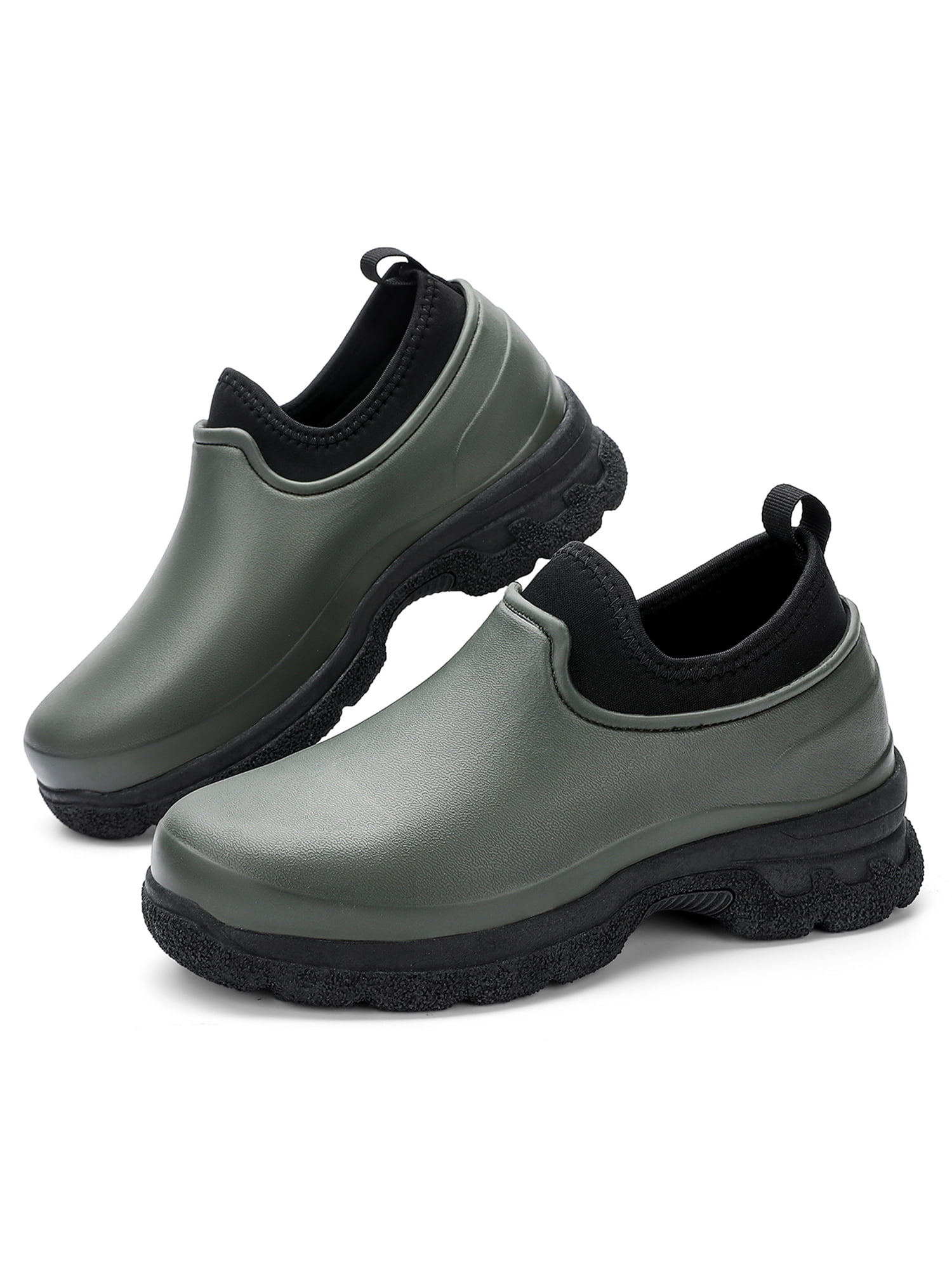 Rosmall Water Shoes Slip-on Rain Shoes Men Waterproof Non-slip Booties  Autumn Winter Warm Kitchen Work Fishing Rain Boots Fashion Galoshes Men ( Shoe Size : 42) price in UAE,  UAE