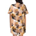 thumbnail image 4 of Womens Pajama Sets With Pocket, Camouflage Print No.9045 Lounge Sets Short Sleeve Sleepwear PJ Sets for Women, 4 of 6
