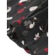 thumbnail image 5 of Vestido Maxi De Manga Larga Con Cuello De Lazo Floral Para Mujer Negro S, 5 of 5