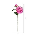 thumbnail image 2 of Vickerman 16" Artificial Fuchsia Peony Spray. Includes 6 sprays per pack., 2 of 3