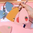 thumbnail image 4 of Riguas Key Holder Pull Type Unisex Decoration Faux Leather Fashion Cute Housekeeper Key Wallet Household Products, 4 of 8