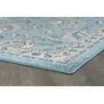 thumbnail image 5 of Traditional 5x8 Area Rug (5'3'' x 7'3'') Oriental Aqua, Gray Living Room Easy to Clean, 5 of 10