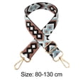 thumbnail image 2 of Bolsa Correa de asa para de 130cm correa de equipaje Jacquard de mujer cinturón accesorios para bolso JShteea  Para Estrenar, 2 of 9