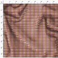 thumbnail image 4 of Soimoi Purple Rayon Fabric Gingham Check Decor Fabric Printed Yard 56 Inch Wide, 4 of 5