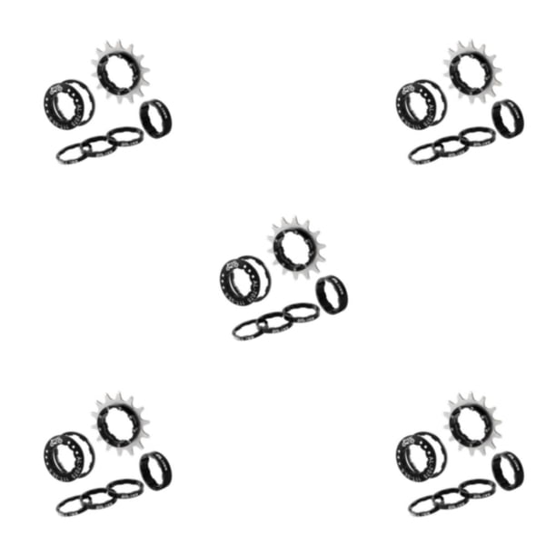 Cog extraíble para adaptador de volante de una sola velocidad Wosthever Espaciadores de casete negro 14T