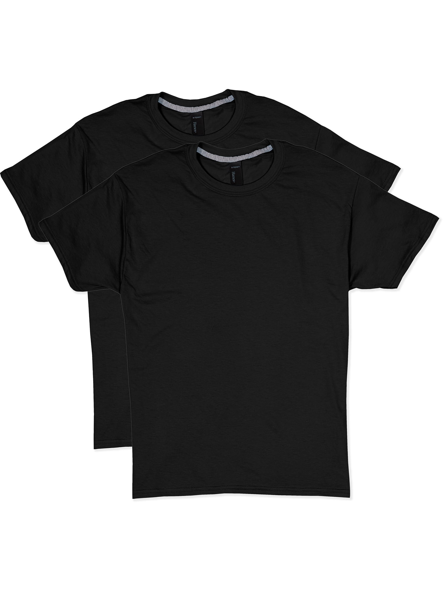 Hanes Pack Black T Shirts