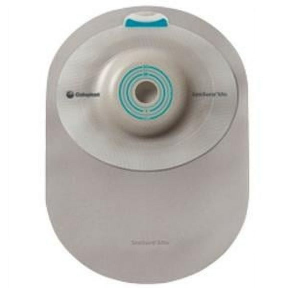 Sensura Mio One-Piece Closed, Convex Light, Opaque Ostomy Pouch with Inspection Window, Box of 10