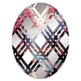 thumbnail image 2 of Designart "Enchanting Kawaii Moonlit River" Landscape Lake River Plaid Round Wall Mirror - Landscapes Oval Printed Decorative Mirror - Multiple Color Options, 2 of 5