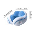 thumbnail image 3 of Gumesh U Shaped Travel Neck Pillow, Soft Plush Pillow for Sleeping, Skin Friendly, Breathable with Anti Releasing Buckle, Great for Office Nap, 3 of 6