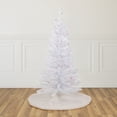 thumbnail image 2 of Northlight Pre-Lit Slim Woodbury White Pine Artificial Christmas Tree - 4' - Pink Lights, 2 of 7
