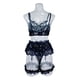 thumbnail image 4 of Gibobby Conjunto de lencería de encaje Ropa Interior Divertida para Mujer, Escote En V Profundo, Encaje Sexy, Vestido Transparente, Vestido para Conjuntos De Lencería(Negro, G), 4 of 5