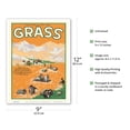 thumbnail image 2 of Grass - A Nation’s Battle For Life - Documentary Film of Bakhtiari Tribe in Persia - Vintage Film Movie Poster c. 1925 - Master Art Print (Unframed) 9in x 12in, 2 of 4