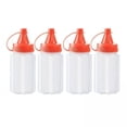 thumbnail image 1 of 4x4 Botellas Pequeñas para Apretar Strade Fareast Limited Recipientes Portátiles para Almacenar Alimentos Rojas, 1 of 8