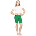 thumbnail image 2 of Stretch Is Comfort Girl's Cotton Biker Shorts | Child Size 2 -16, 2 of 7