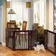 thumbnail image 1 of Puerta Plegable para Perro Costway Barrera de seguridad de madera 4 Piezas 203 x 76 x 1,8cm, 1 of 9